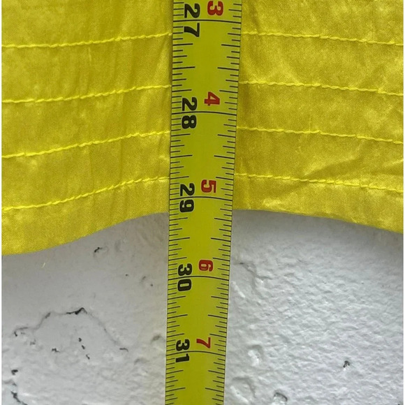 Calypso Womens St Barth Silk Topless Mini Dress Yellow Sz 10 - Picture 2 of 11